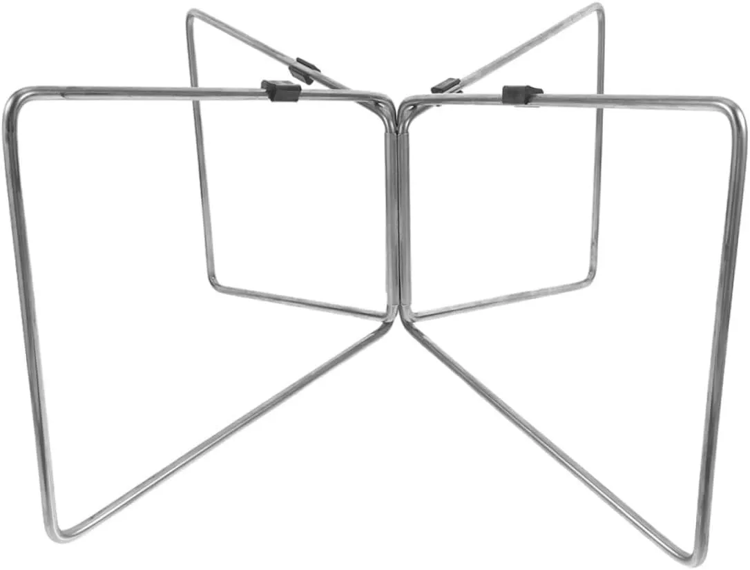 POPETPOP Folding Camping Case Holder Portable Stand Small Storage Rack for Tarp Camping