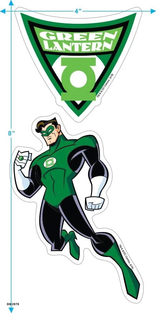 Popfunk Classic Batman: The Brave and The Bold Green Lantern Shield T Shirt & Stickers