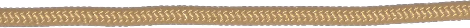 Premium 1/4" Stiff Polyester Halter Cord Rope - Used by Elite Trainers for Halter Manufacturing. Low Stretch, High Strength, Made in The USA (100 ft. Hank, Beige)