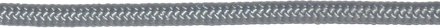 Premium 1/4" Stiff Polyester Halter Cord Rope - Used by Elite Trainers for Halter Manufacturing. Low Stretch, High Strength, Made in The USA (50 ft. Hank, Grey)