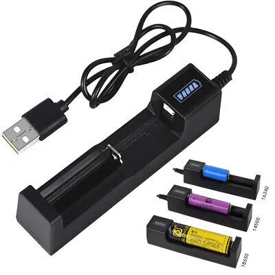 Premium Dual Slot 18650 Lithium Battery Charger