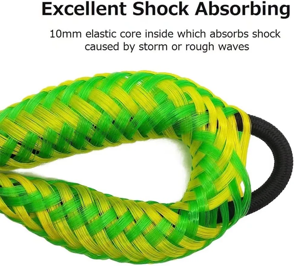 Premium PWC Bungee Dock Lines, Heavy Duty Braided Line, Marine Rope, Good for Jet ski,watercraft Boat, Kayaking, Marine Sets, 2pack (4ft & 6ft)