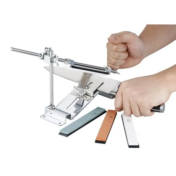 Profession Kitchen Sharpener Tool Fix-angle With 4 Stones