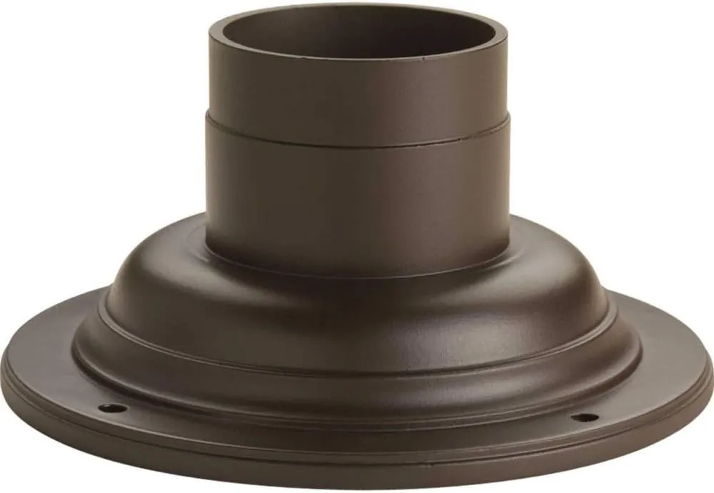 Progress P8726-20 Accessory - 7 Pedestal Mount Adapter, Antique Bronze Finish