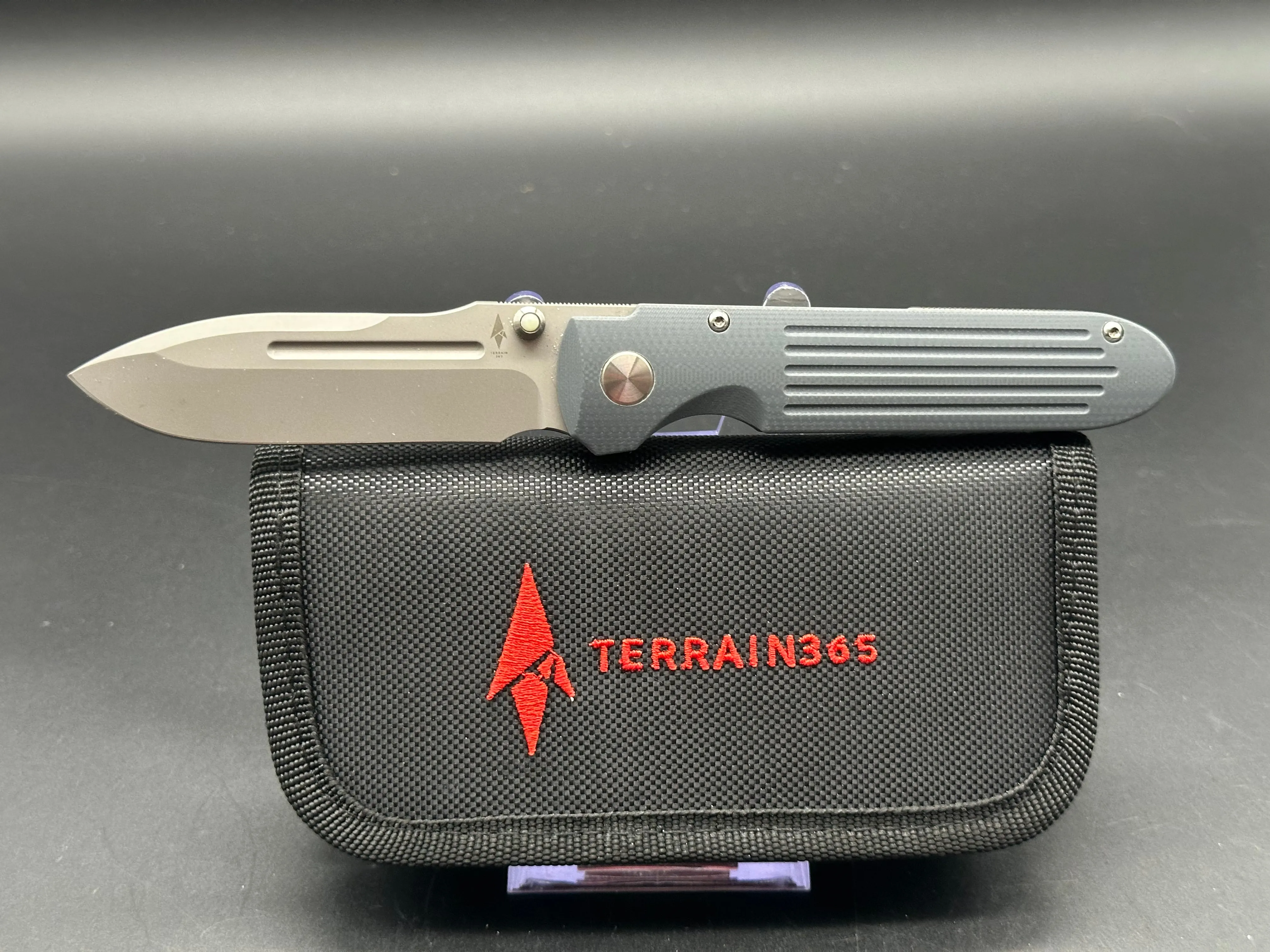 Prometheus Invictus AT Blue G10 and Titanium Terrain 365/Prometheus Design Werx - 3.5”