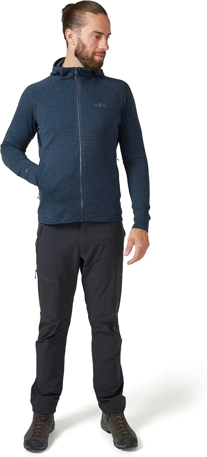 Rab Men's Nexus Hoody - Full-Zip Lightweight Fleece Jacket for Hiking & Climbing