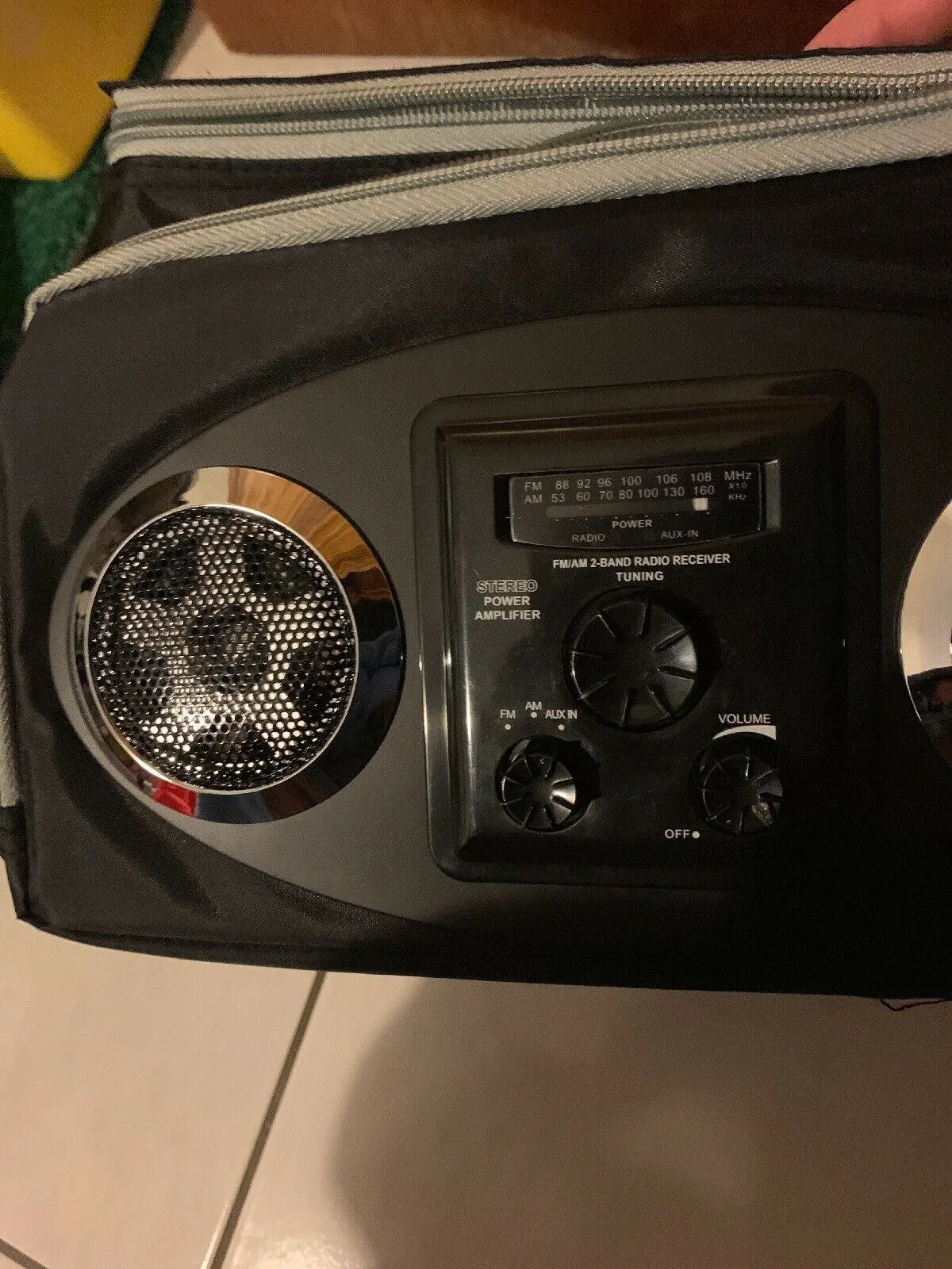 *RARE* Fuji Xerox AM/FM AUX-IN Stereo Amplifier Radio Cooler Bag
