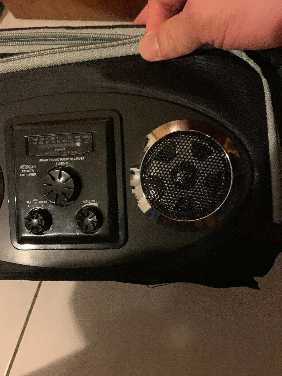 *RARE* Fuji Xerox AM/FM AUX-IN Stereo Amplifier Radio Cooler Bag