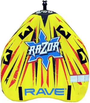 RAVE Sports Razor Inflatable 2 Person Rider Towable Boat Lake Water Tube Raft