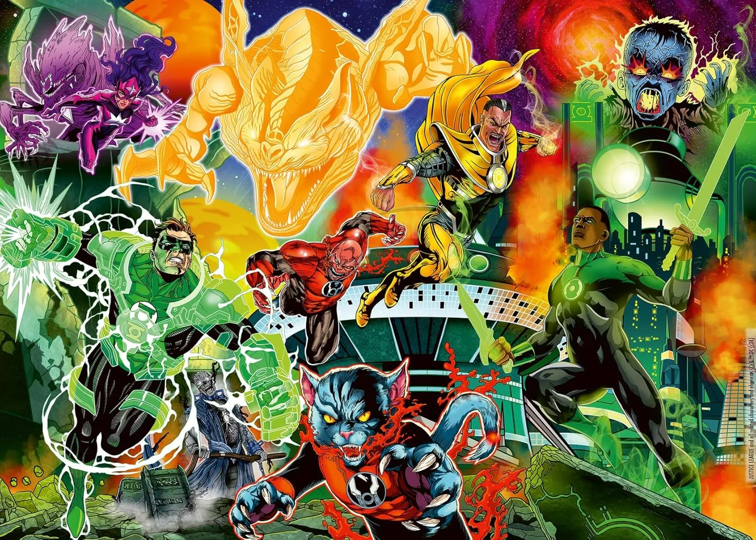 Ravensburger DC Collector's Edition - Green Lantern 1000 Piece Jigsaw Puzzle | Unique Softclick Technology | Striking Artwork | Perfect for DC Fans