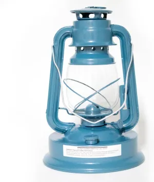 Rayo Royal Kerosene Lantern, 11.5 Inch, Powder Coated Steel, Cobalt Blue