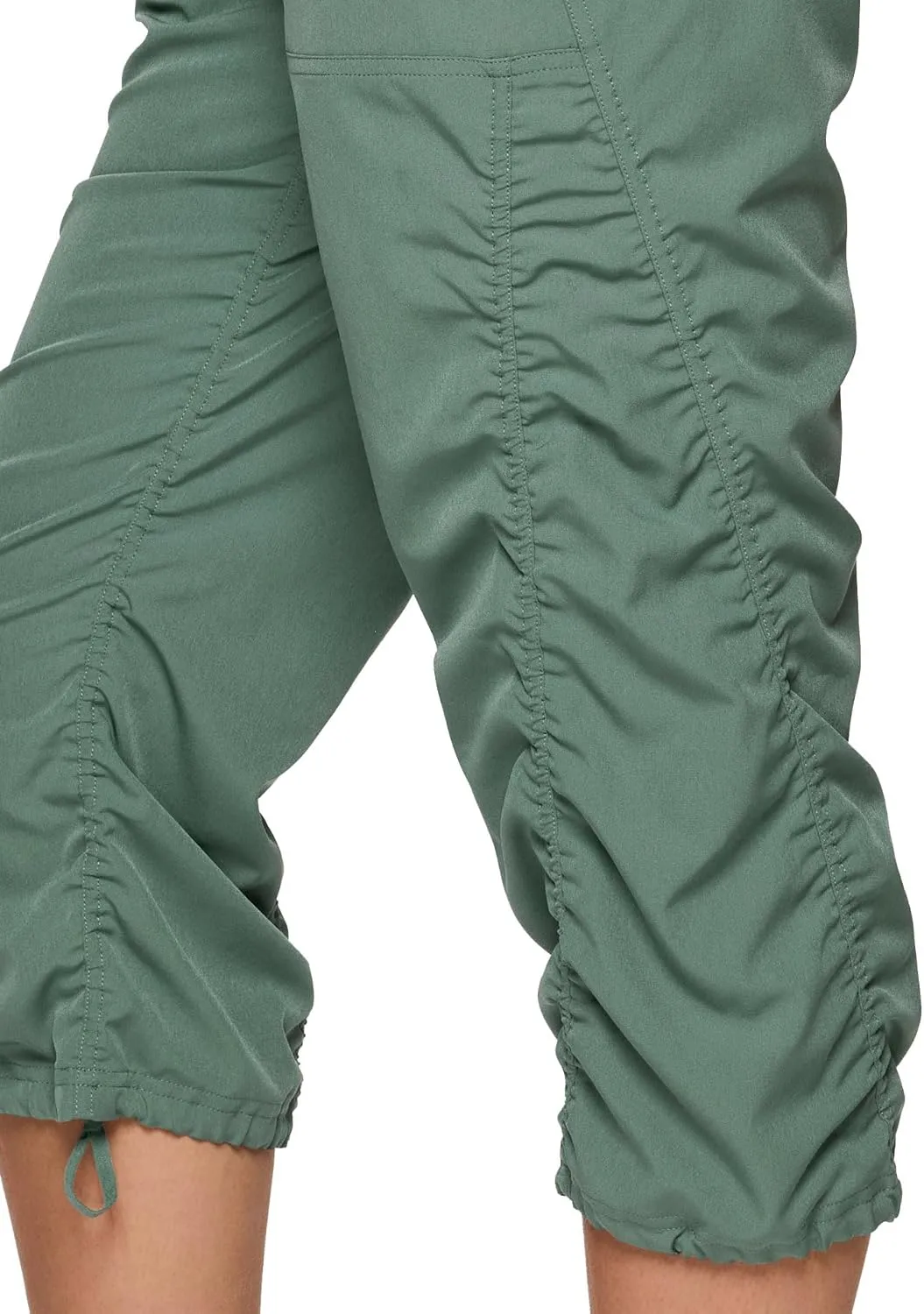 RBX Active Capri Pants for Women Joggers Stretch Lightweight Women’s Casual Pant Capri with Drawstring