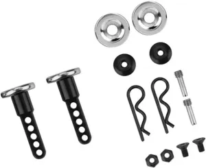 RC Car Parts for Axial for SCX10 II 90047 90059 90060 90046 1/10 Metal Front and Rear Extended Body Post Mounts Shell Column with Magnet RC Crawler Upgrade Parts(27mm)