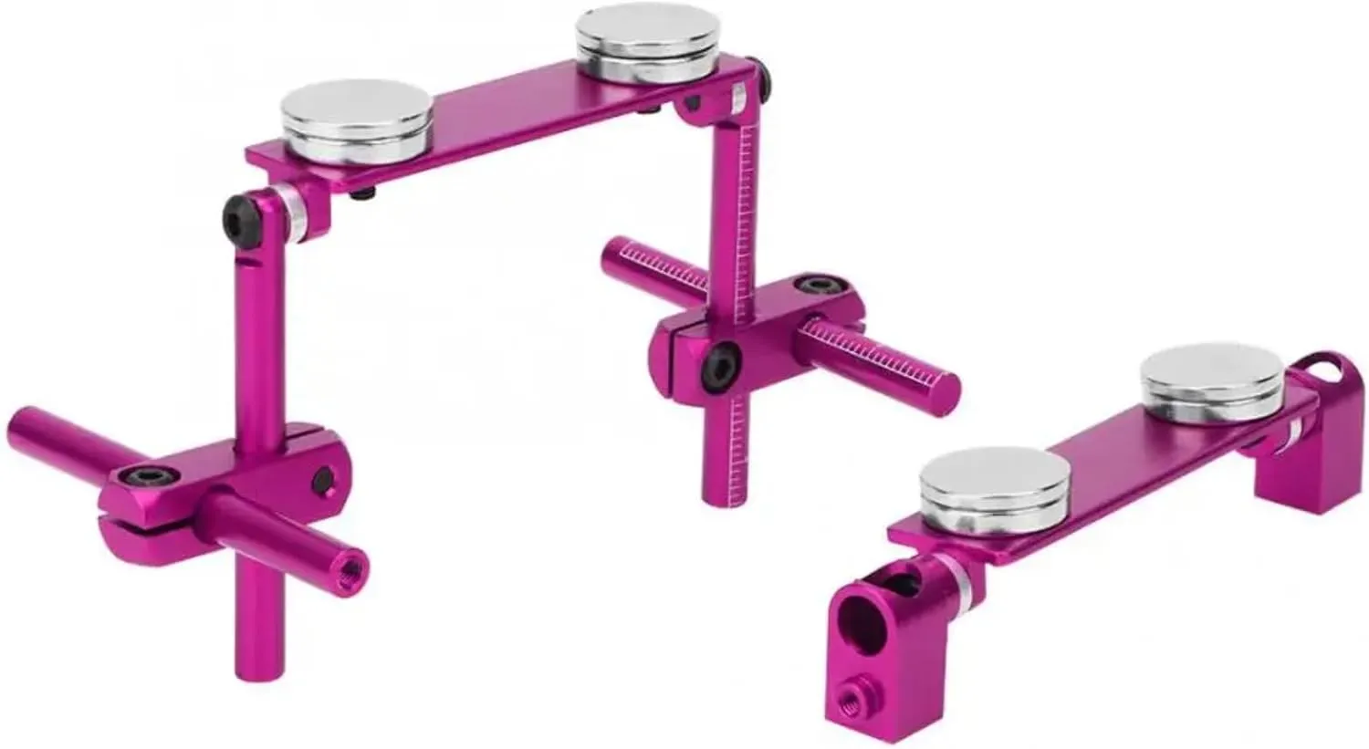 RC Car Parts for HSP 1/10 RC Racing Car Spare Parts Model Toy Body Post Mount Kit RC Aluminum Magnetic Body Shell Mount Kit Modified Parts(Purple)