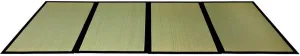 Red Lantern Folding Mat Tatami, 35.4 in (Wide), Natural