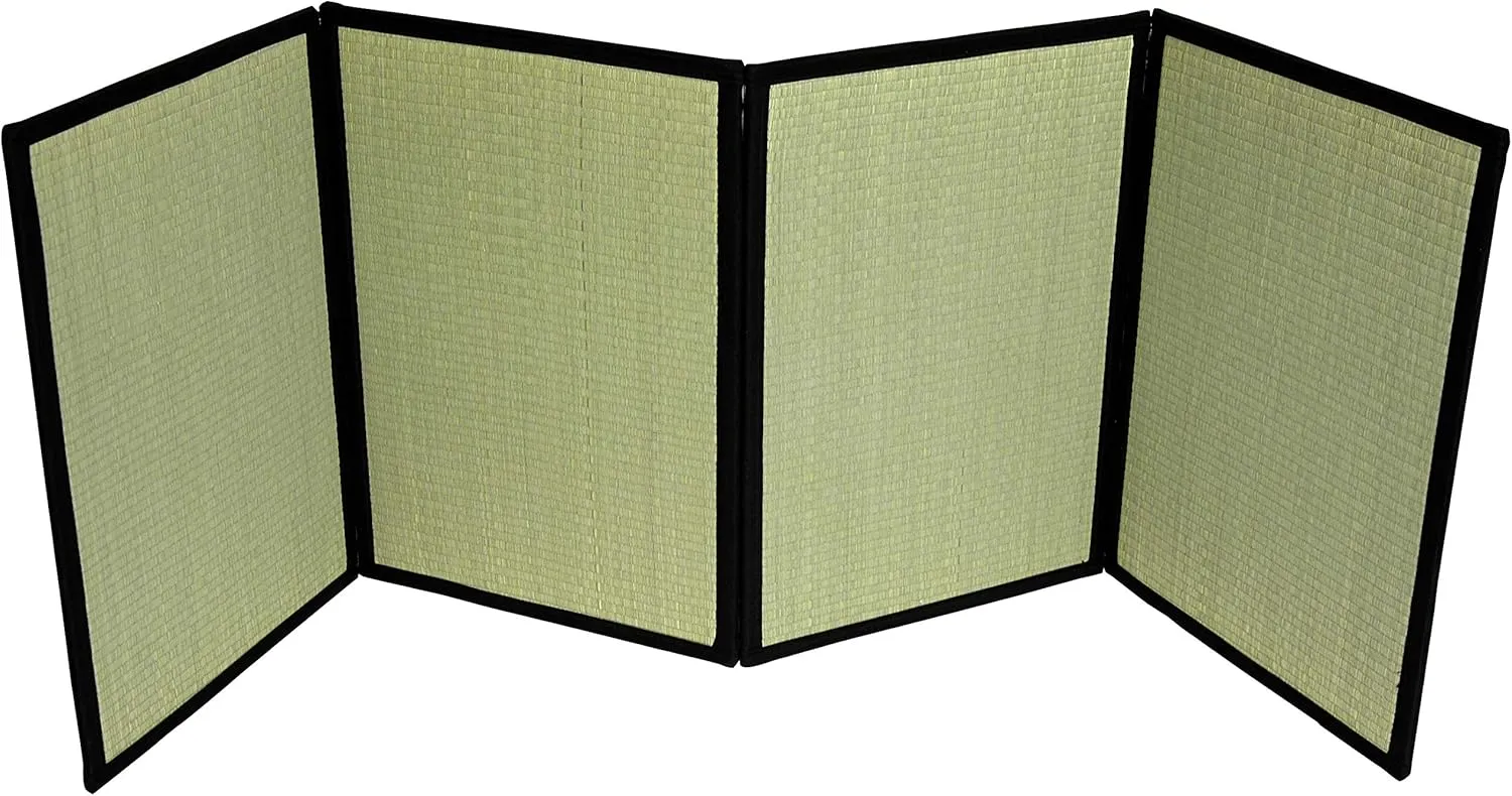Red Lantern Folding Mat Tatami, 35.4 in (Wide), Natural