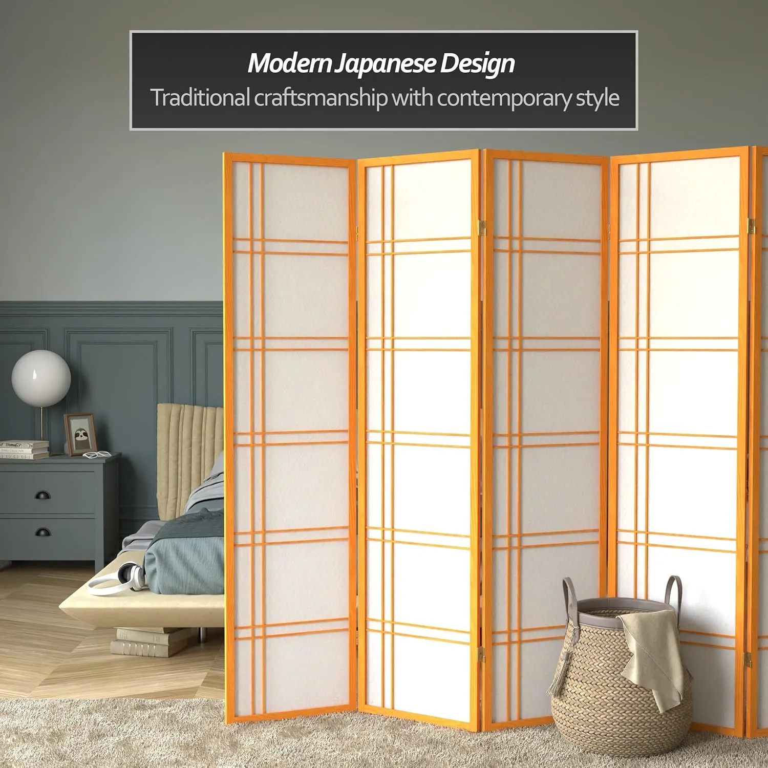 Red Lantern SSCDBLX-6_Panel-Honey Room Divider