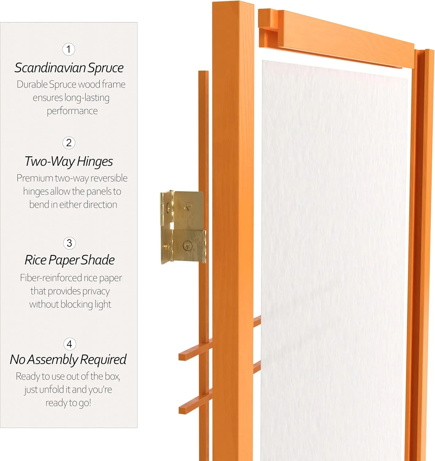 Red Lantern SSCDBLX-6_Panel-Honey Room Divider