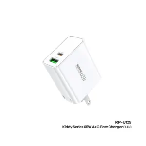 REMAX RP-U125 KIDDY SERIES 65W A C FAST CHARGER(US) (209447)