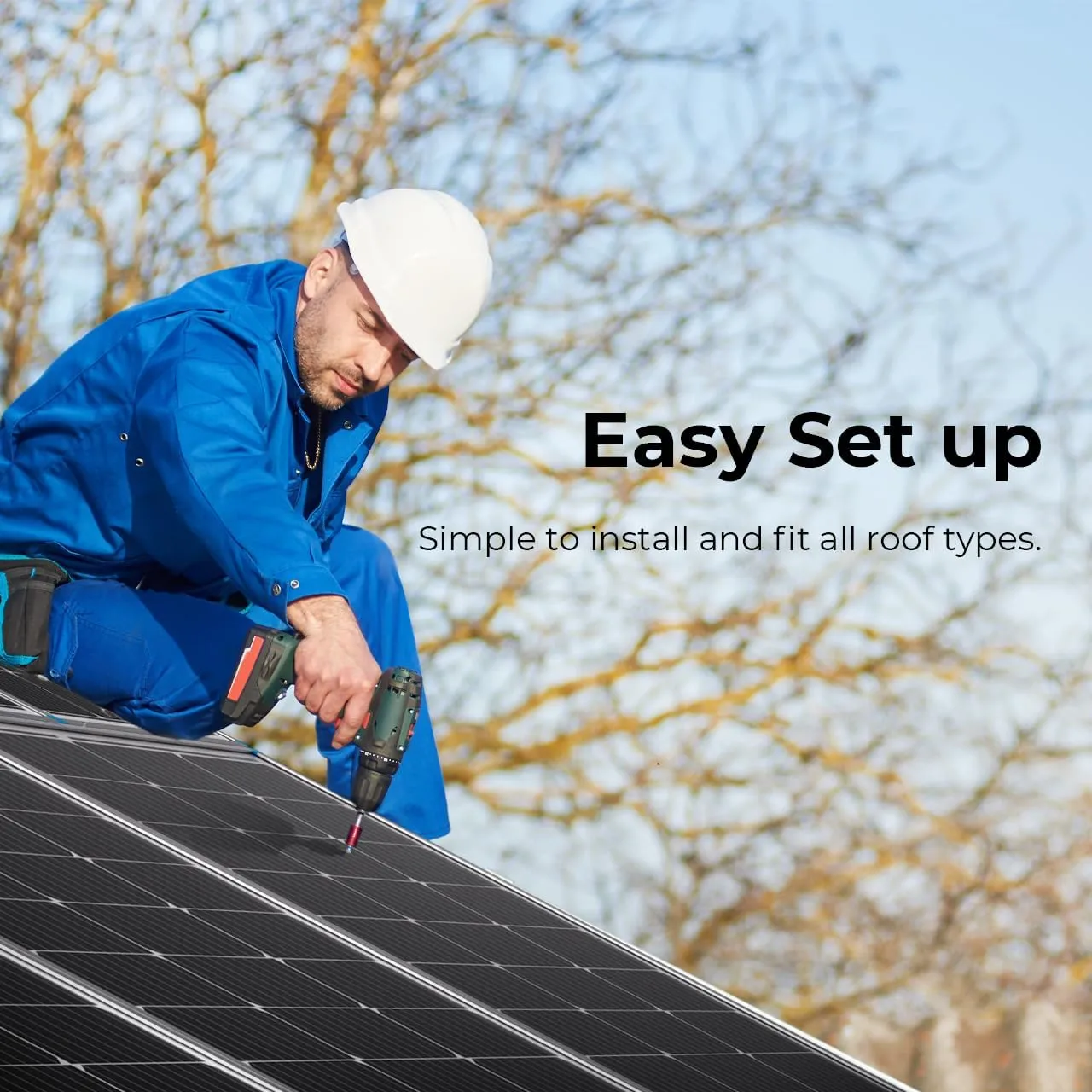 Renogy Solar Panel 100 Watt 12 Volt with Mounting Z Brackets High-Efficiency Monocrystalline PV Module Power Charger for RV Marine Rooftop Farm Battery and Other Off-Grid Applications