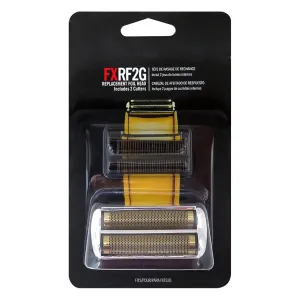 Replacement Foil and Cutter for Barberology Electric Shaver, Double Foil Shaver Replacement Head, Replacement Head for PRO Barberology FXFS2 Electric Razors(Silver)