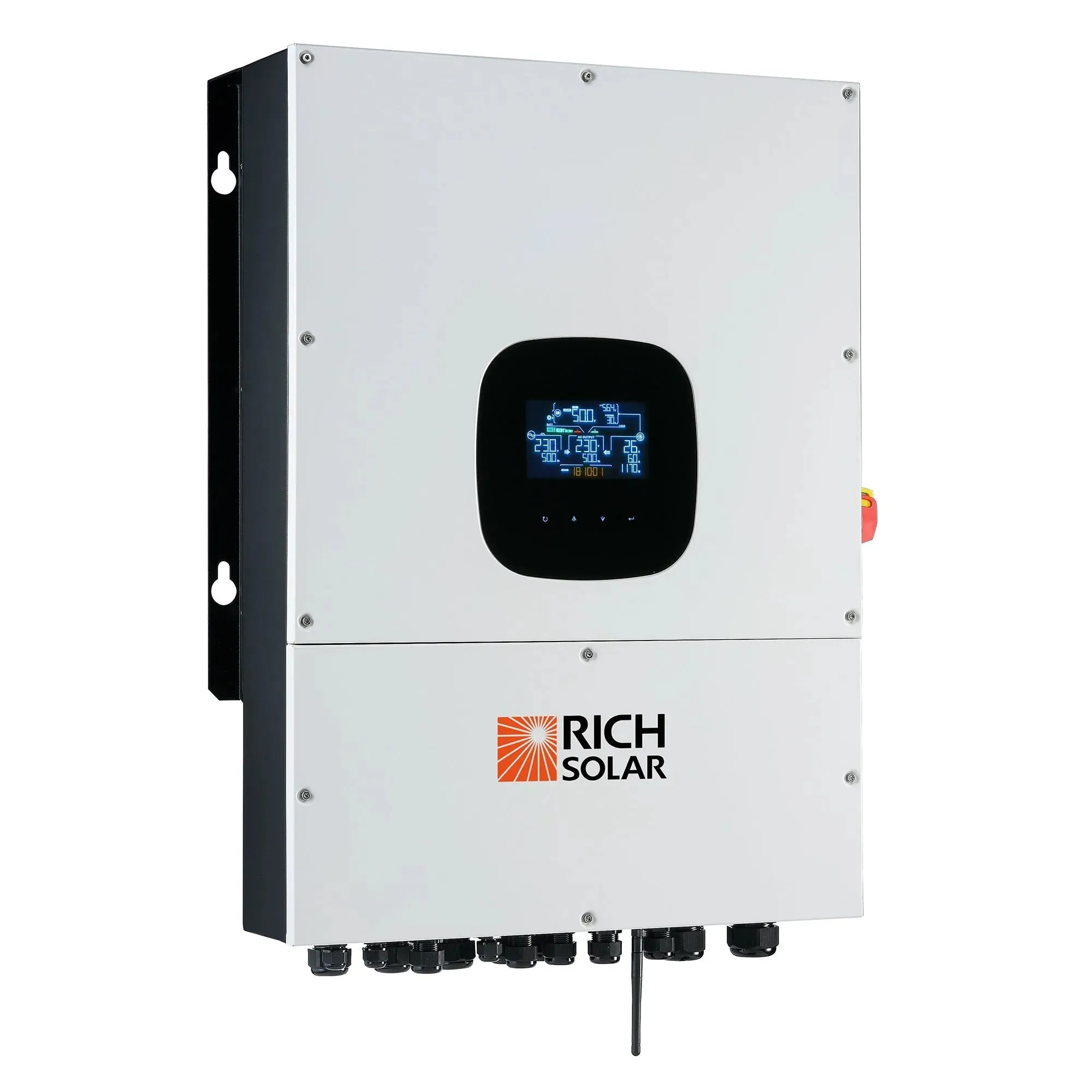RICH SOLAR NOVA 12K PV Hybrid Inverter | All-In-One Solar Inverter | 12000W PV Input | 10000W Output | 48V 120/240V Split Phase