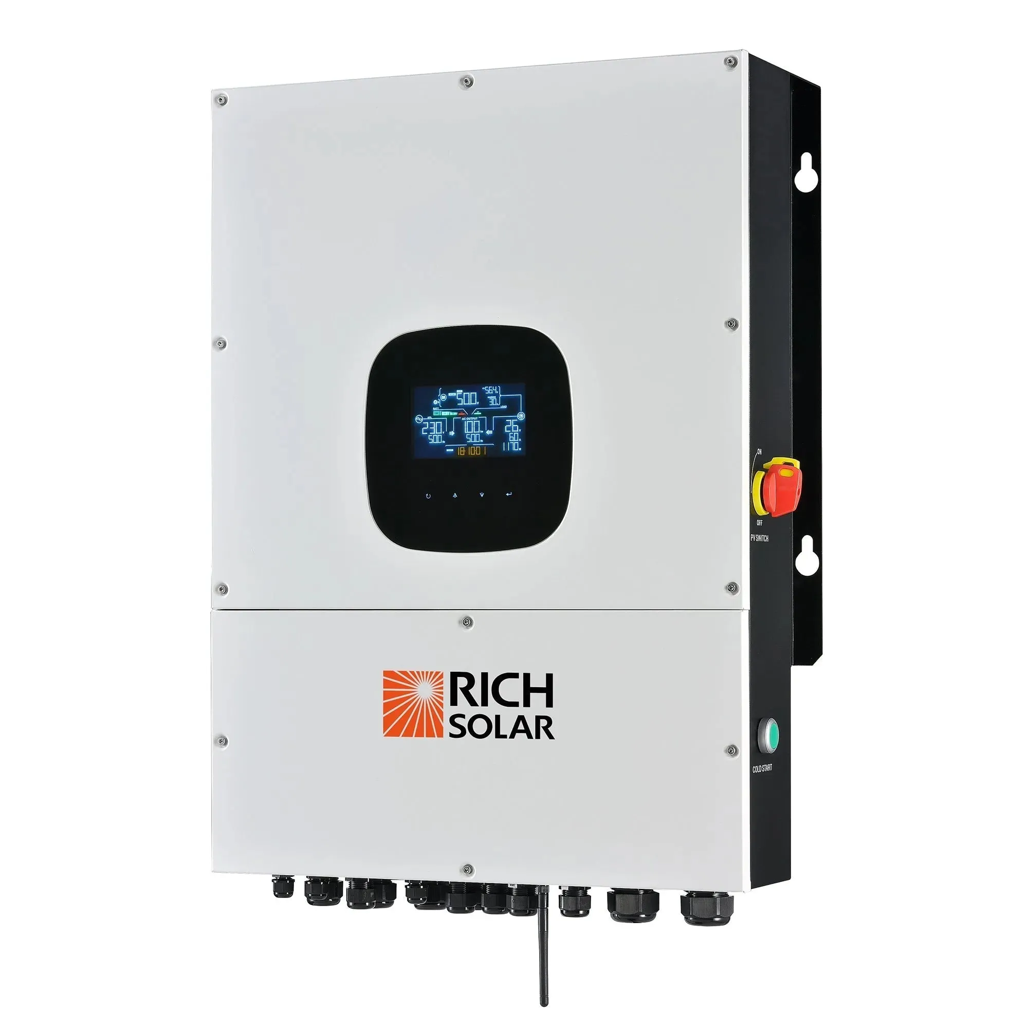 RICH SOLAR NOVA 12K PV Hybrid Inverter | All-In-One Solar Inverter | 12000W PV Input | 10000W Output | 48V 120/240V Split Phase