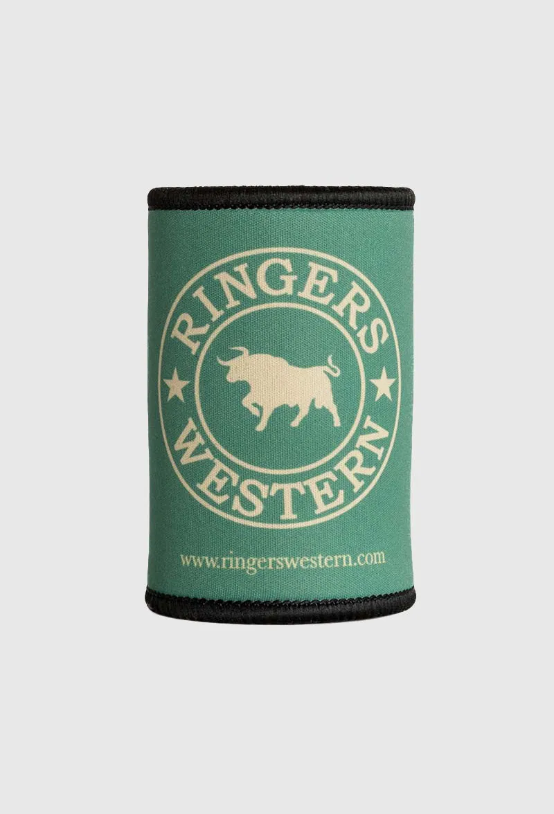 Ringers Western Green Logo Stubby Cooler - Green
