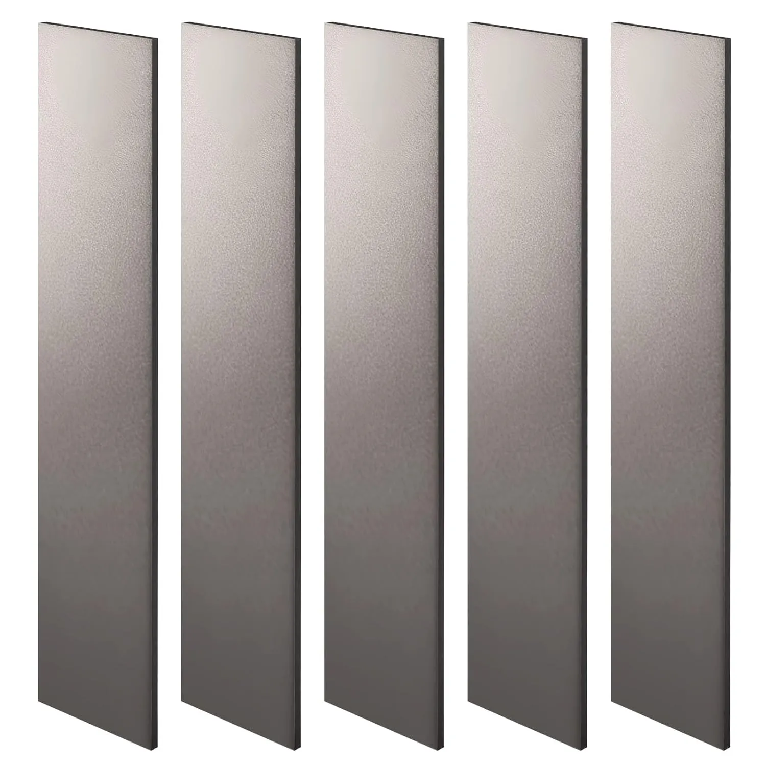 Rocaris 5 Pcs 12"x1.5"x0.12" 1095 High Carbon Steel for Knife Making, Knife Blanks Flat Steel Stock Billets for Forging Tools and Equipment