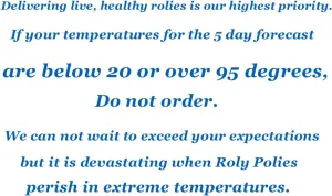 Roly Poly Farm(Assorted Colors), Pocket Habitat, and Roly Poly kit for Kids (Fast Producing Colony   10 Dalmatian Rolies) Available only if Your Local 5 Day temperatures are Between 20-95 Degrees