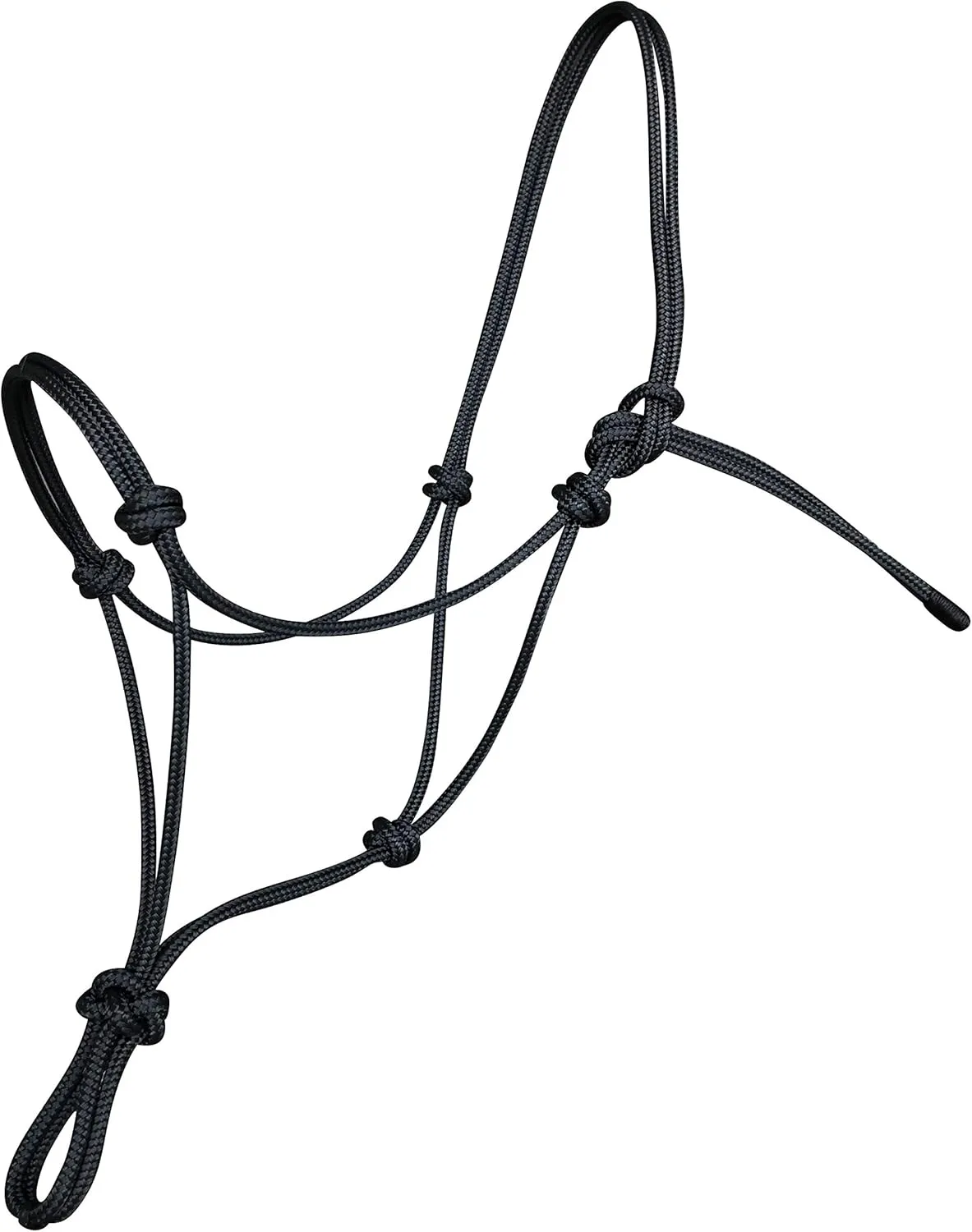 Rope Halters for Horses Training Soft - 11 Sizes - Miniature, Foal, Weanling, Small Pony, Cob/Arab, Horse, Warmblood, Draft