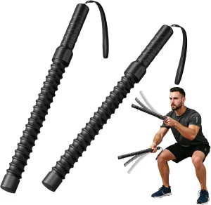 Ropeless Battle Ropes for Exercise Workout Rope, Weighted Battle Rope, Portable Workout Ropes for Home Gym, Exercise Battle Ropes for HIIT Workouts, Low-Impact Cardio Training (2 Ropes)