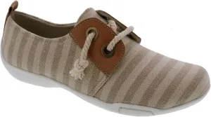 Ros Hommerson Womens Calypso Canvas Slip On Lace Up Comfortable Casual Shoe