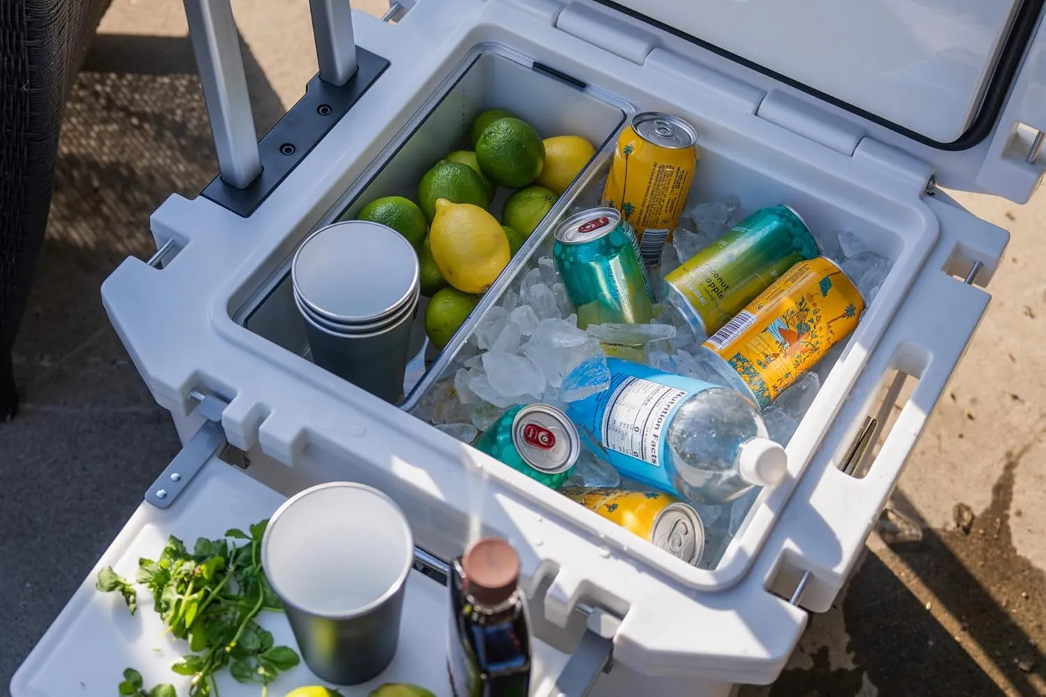 RovR Hard Cooler – Heavy Duty Insulated Cooler Box for Camping, Beach, Travel, Tailgating, Fishing, and Parties – Rugged Portable Cooler for Long Ice Retention