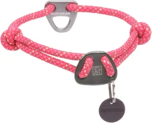 Ruffwear, Knot-a-Collar, Climbing Rope Dog Collar for Everyday Use, Pink, 20"-26"
