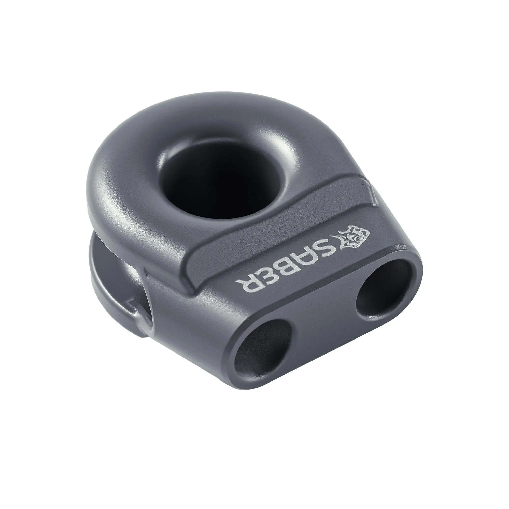 Saber 6061 Aluminium Spliced Winch Thimble  UPDATED DESIGN - Cerakote Grey