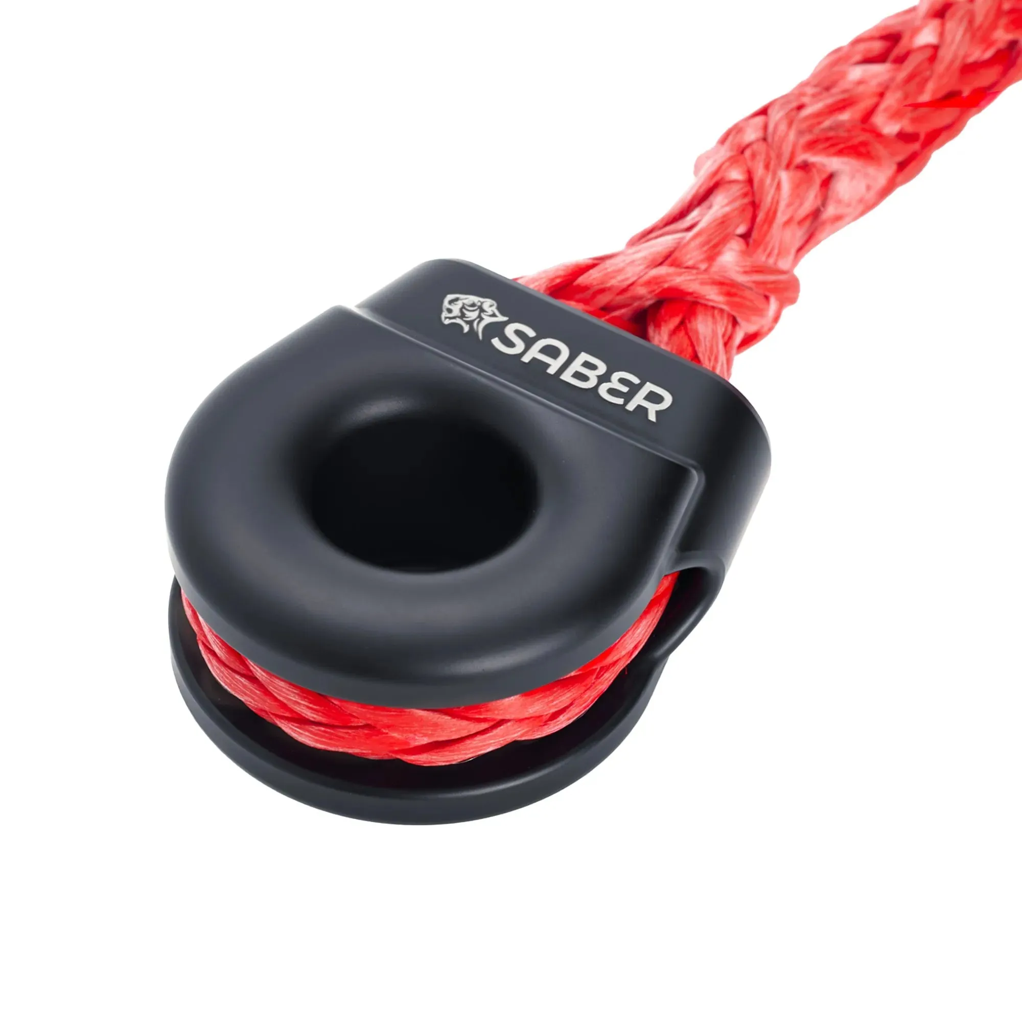 Saber 6061 Aluminium Spliced Winch Thimble  UPDATED DESIGN - Cerakote Grey