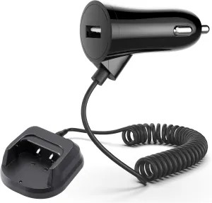 SAMCOM Radios FPCN30A USB Car Charger Fast Charge Travel Chargers Cable DC Adapter for 30A Walkie Talkies Battery Charger