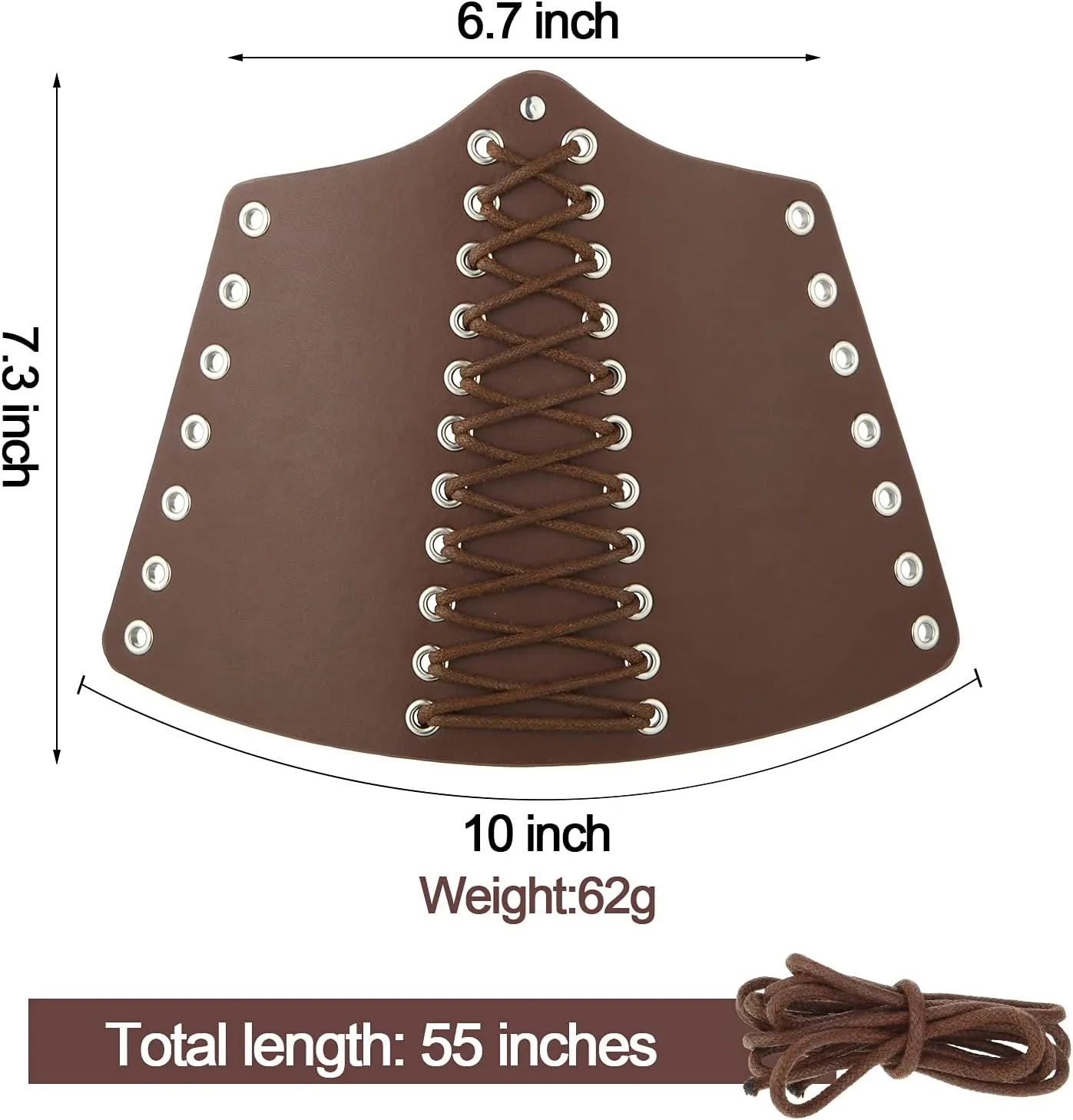 SATINIOR 3 Pieces Women Renaissance Corset Belts with Leather Gauntlets Stretch Elastic Belt for Halloween Women Costume