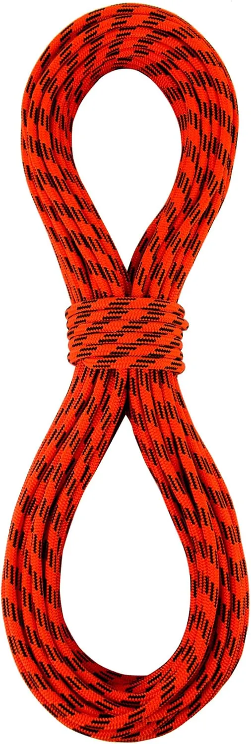 SEAMUS 6mm Prusik Accessory Cord 15M (50ft) Rock Climbing Rope High Tensile Strength Rock Climbing Accessories Cord Double Braid Nylon Cord for Mountain Tree Climbing, Canyoneering,Fire Rescue