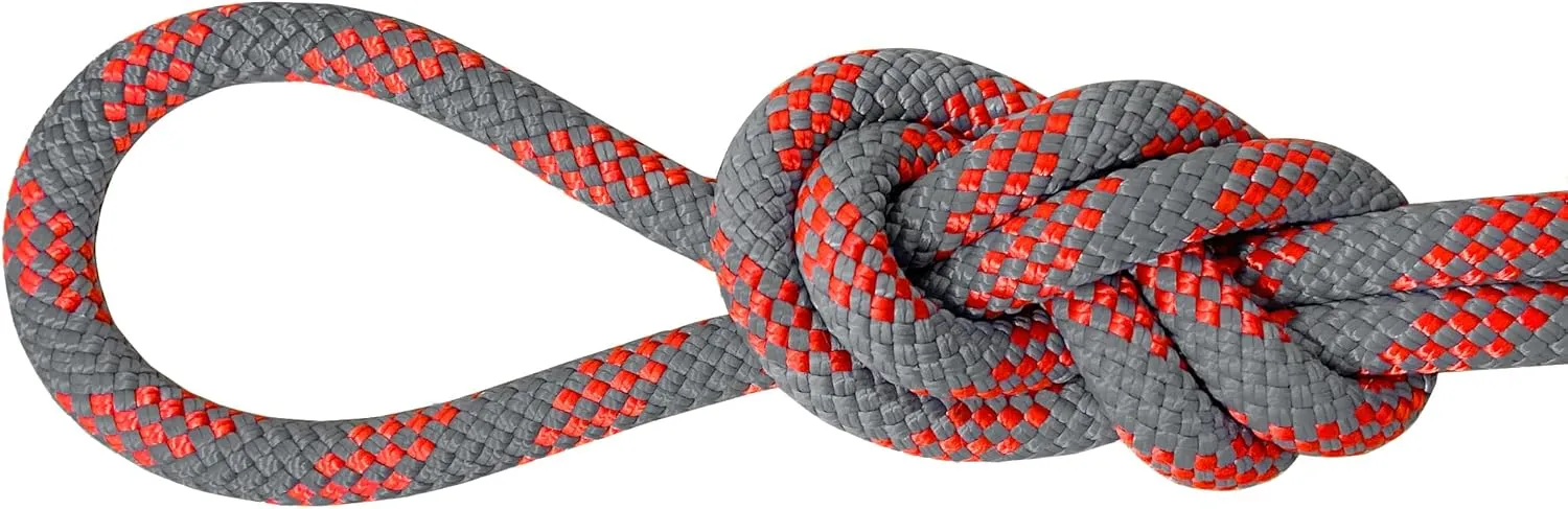 SEAMUS 8mm Prusik Accessory Cord 30M (100ft) UIAA Rock Climbing Rope 16Kn High Tensile Strength Rock Climbing Accessories Cord Double Braid Nylon Cord for Mountain Tree Climbing,Fire Rescue
