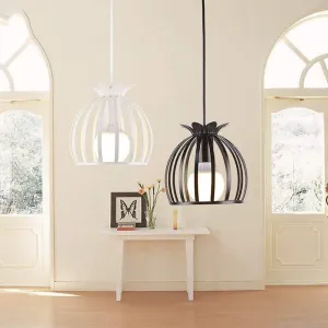Single Head Chandelier Edison Wrought Iron Metal Lantern Droplight Dining Room Bar Hallway E27 Decorative Lighting Pendant Lamps,Chandeliers