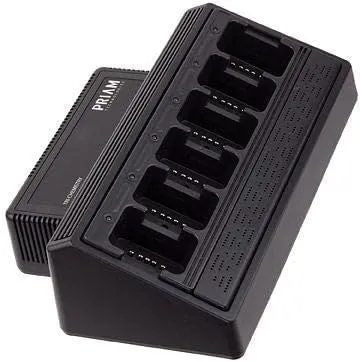 Six Bay Rapid Desk Charger for Hytera (HYT) BL1806 Rechargeable Two Way Radio (Built-in Power Supply)