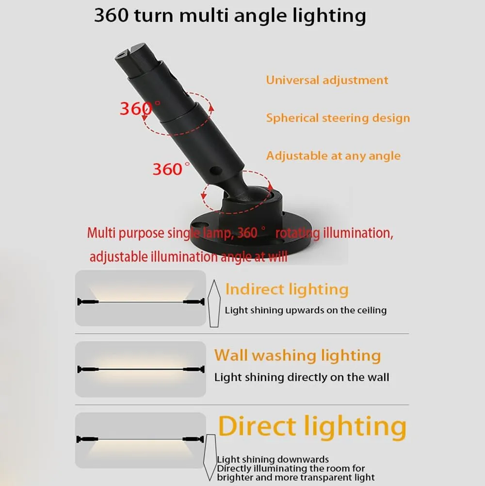 Skyline Steel Strip Light Linear Wall Lamp Strip Family Decoration Steel Bar Villa Aisle Bar DIY Length LED Light Cutting Slim Sconce for Wall Ceiling Floor Lighting,6000K Black 118Inch