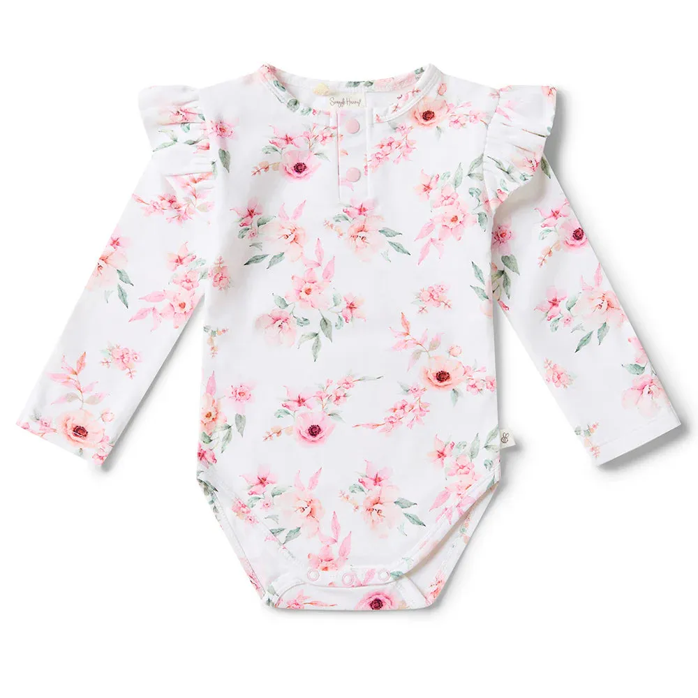 Snuggle Hunny Kids - Long Sleeve Organic Bodysuit | Camille
