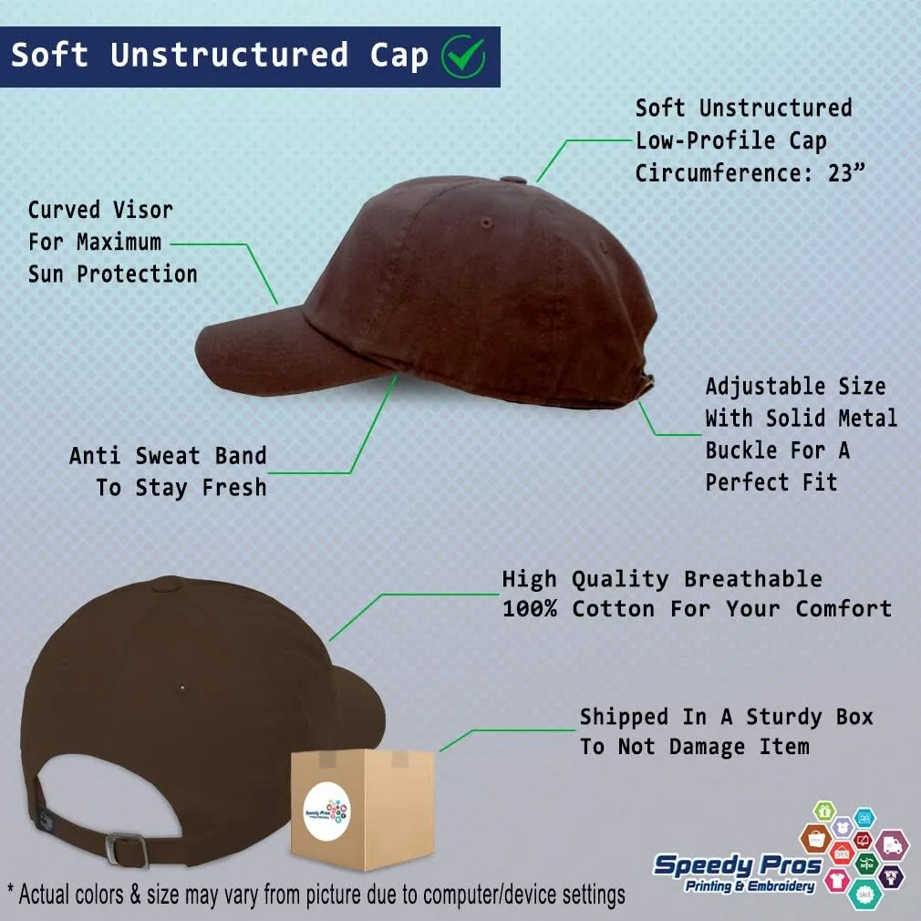 Soft Baseball Cap Wheel Anchor Rope Embroidery Symbols Wheel Anchor Rope Cotton Dad Hats for Men & Women