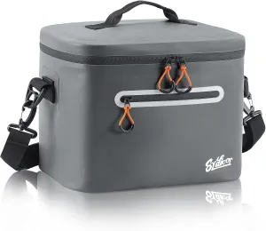 Soft-Sided Cooler Bag, 7/16/30 Can Portable Ice Chest Box, Waterproof, Leak-Proof, Insulated Cooler for Lunch, Beach, Drink, Beverage, Travel, Camping, Picnic