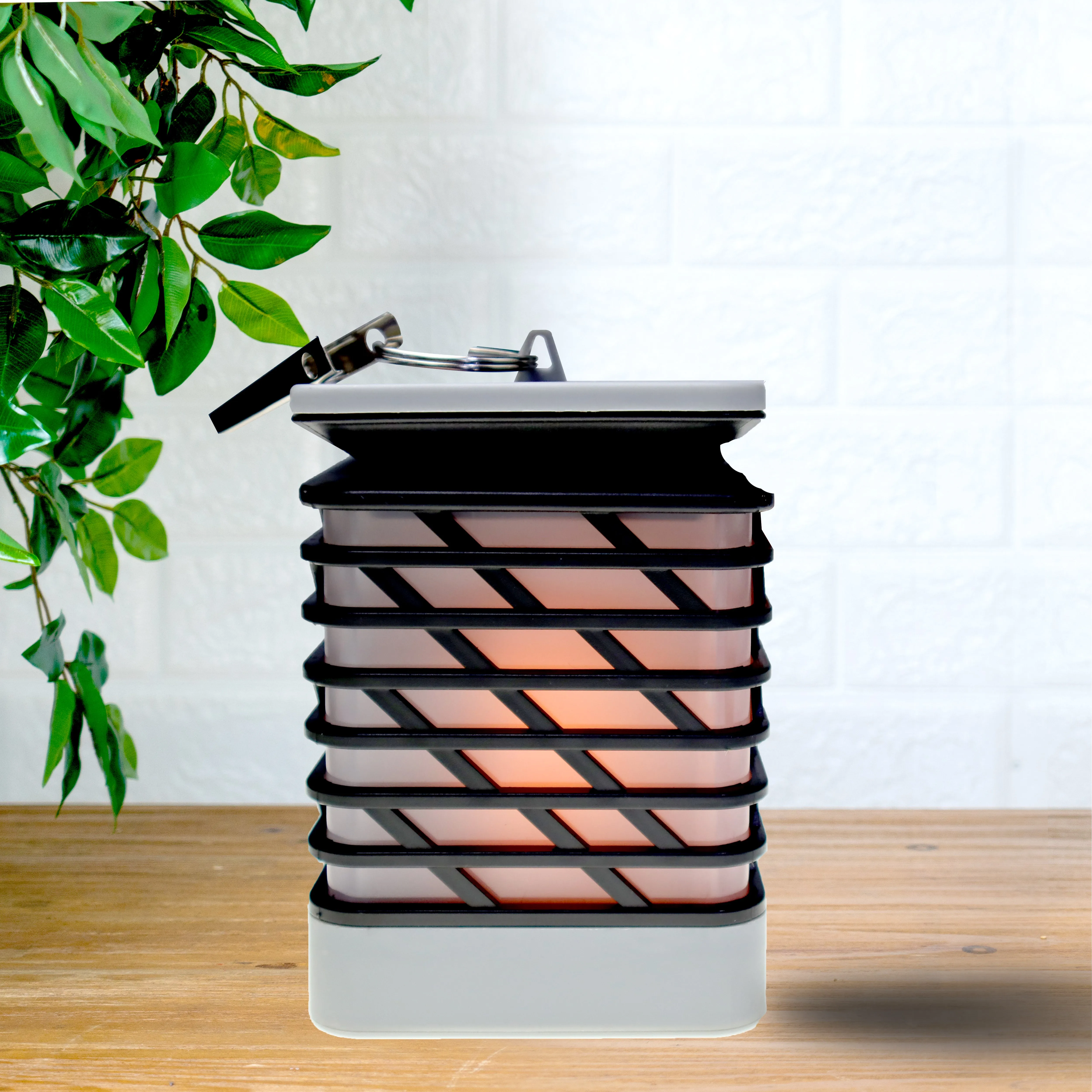 Solar Powered Hanging Outdoor Lantern Lights LED, Waterproof Patio Garden Decoration, Pathway Yard Landscape - 2 Piece