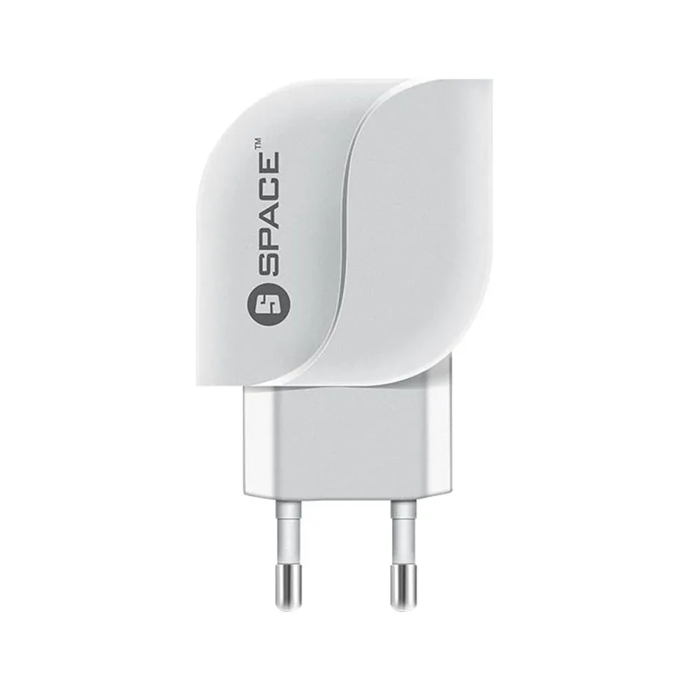 Space Adaptive Fast Wall Charger  WC-106 – White