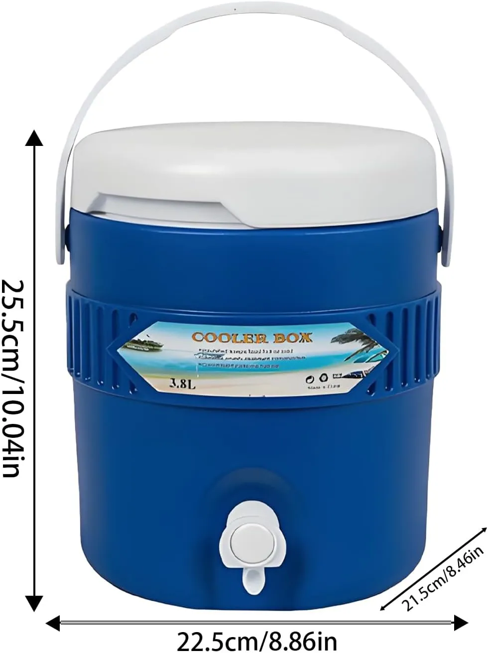 Sports Drink Dispenser Sports Cooler Water Beverage Dispenser Cold Hot Camping Coolers Beverage Serveware Portable Drink Dispensers For Outdoor Activities Fishing Camping